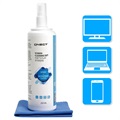 Qnect Display Reinigungsset - Spray & Mikrofasertuch