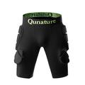 Qunature Ski Advanced Unisex 3D Hüftprotektorhose mit EVA-Crashpads - L