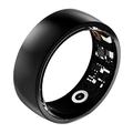 R09M Gesundheitsüberwachung Smart Ring - Größe: 19.8mm - Schwarz