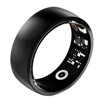 R09M Gesundheitsüberwachung Smart Ring - Größe: 19.8mm - Schwarz