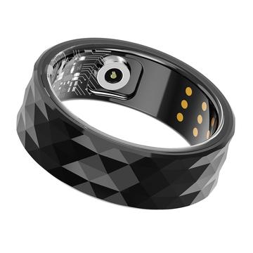 R12M Wasserdichter Smart Ring - Größe: 17.8mm - Schwarz