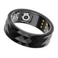 R12M Wasserdichter Smart Ring - Größe: 21.8mm - Schwarz