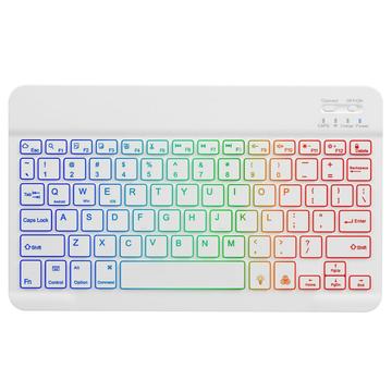 RGB-030 10-Zoll Wireless Bluetooth Tastatur mit RGB-Hintergrundbeleuchtung - US Layout