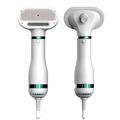 RK51 2-in-1-Haartrockner für Haustiere mit Slicker-Bürste - Weiß