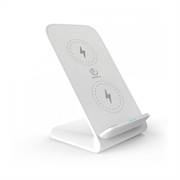 Rebeltec W210 High Speed Qi Wireless Charger Stand 15W - Weiß