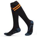 Wiederaufladbare beheizbare Socken für den Winter - 5000mAh - Orange / Schwarz