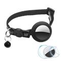Reflektierendes Haustierhalsband mit Glocke, Silikonhülle und Schutzfolie für AirTag 1/2