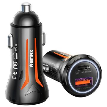 Remax CC05 54W Autoladegerät - USB, Typ-C - Schwarz