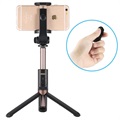 Remax P9 2-in-1 Selfie Stick / Tripod Ständer mit Fernbedienung - Schwarz