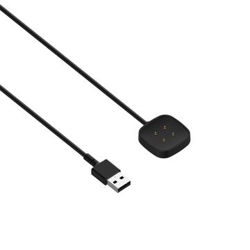 Ersatz-Ladekabel für Fitbit Versa 4/Versa 3/Sense/Sense 2/Ace LTE - Schwarz