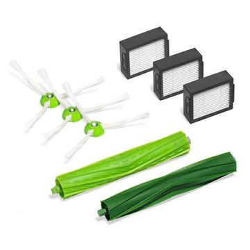 Ersatzteilset für iRobot Roomba i3/i4/i6/i7/E5/E6/E7 - Hauptbürste, Seitenbürsten und Filter - 8 Teile.