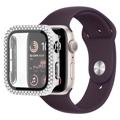 Strass Dekorativ Apple Watch SE (2022)/SE/6/5/4 Cover mit Panzerglas - 40mm