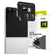 Samsung Galaxy Z Flip8 Ringke Kameraobjektiv Panzerglas Schutz - 2 Stk. - Schwarz