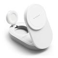 Ringke QI2.2 25 W 3-in-1 faltbares magnetisches kabelloses Ladegerät - MagSafe-kompatibel - Weiß