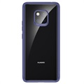 Rock Crystal Clear Huawei Mate 20 Pro Hybrid Case - Blau / Durchsichtig