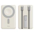 Rock P50 5-in-1-Magnet-Powerbank 10000mAh - Beige