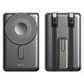 Rock P50 5-in-1-Magnet-Powerbank 10000mAh - Schwarz
