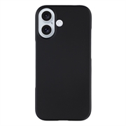 iPhone 17 Gummierte Kunststoff Hülle - Schwarz