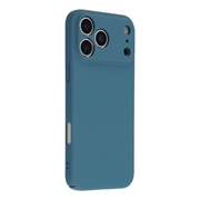 iPhone 18 Pro Max Gummierte Kunststoff Hülle - Blau
