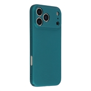 iPhone 18 Pro Max Gummierte Kunststoff Hülle - Grün
