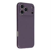 iPhone 18 Pro Max Gummierte Kunststoff Hülle - Violett