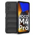 Rugged Serie Xiaomi Poco M4 Pro TPU Hülle - Schwarz