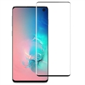 Samsung Galaxy S10 Rurihai Full Cover Panzerglas - Schwarz Rand