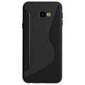 S-Line Samsung Galaxy J4+ TPU Hülle - Karbonfaser
