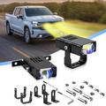 S7 LED-Kühlergrill-Scheinwerfer 16W – Fern-/Abblendlicht, Nebelscheinwerfer, 3 Leuchtmodi – Schwarz