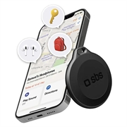 SBS Track My Circle Wasserdicht IP65 Artikelverfolgung - Apple Find My Kompatibel
