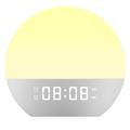 SH08 Nachttischwecker mit LED-Licht, stimmungsvollen Farben, weißem Rauschen und FM-Radio