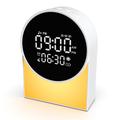 SM12 Bluetooth-Schlafgeräuschgerät – Wecker, FM-Radio, LED-Nachtlicht – Weiß