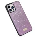 Sulada Glitter Serie iPhone 14 Pro Max Beschichtet Hülle - Purpur