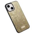 Sulada Glitter Serie iPhone 14 Beschichtet Hülle - Gold