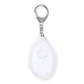 Safe Sound Personal Alarm Keychain 130db Selbstverteidigung Alarm Notfall-Taschenlampe - weiß