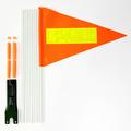 Sicherheitsflagge mit reflektierendem Streifen für Kinderfahrräder