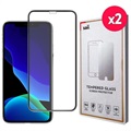 Saii 3D Premium iPhone 11 Pro Max Panzerglas - 9H, 2 Stk. - Schwarz