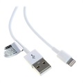 Saii Lightning / USB Kabel - iPhone, iPad, iPod - 1m - Weiß