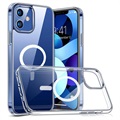 Saii Magnetische Serie iPhone 12 mini Hybrid Case - Durchsichtig