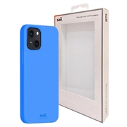 Saii Premium iPhone 13 Liquid Silikonhülle - Blau