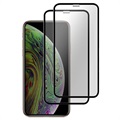 Saii 3D Premium iPhone XS Panzerglas - 9H, 2 Stk. - Schwarz