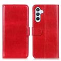 Samsung Galaxy A05s Wallet Schutzhülle mit Magnetverschluss - Rot