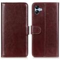Samsung Galaxy A06/A07 5G Wallet Hülle mit Ständer - Braun