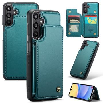 Samsung Galaxy A15 Caseme C22 Hülle RFID Kartenetui - Grün