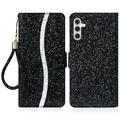 Samsung Galaxy A16 Stilvolle Glitzer Wallet Hülle