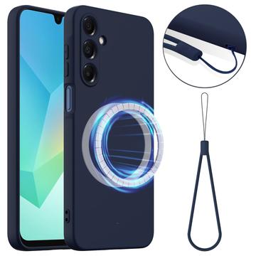Samsung Galaxy A17 Liquid Silikonhülle - MagSafe-kompatibel - Dunkel Blau