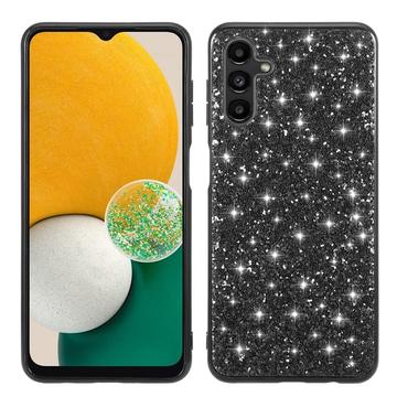 Samsung Galaxy A26 Glitter Serie Hybrid Hülle - Schwarz