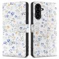 Samsung Galaxy A26 Tech-Protect Wallet Hülle M. Magnet & Stand - Frühlingsblumen