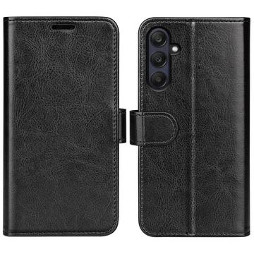 Samsung Galaxy A26 Wallet Schutzhülle mit Magnetverschluss - Schwarz