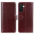 Samsung Galaxy A27 Wallet Hülle mit Ständer - Braun